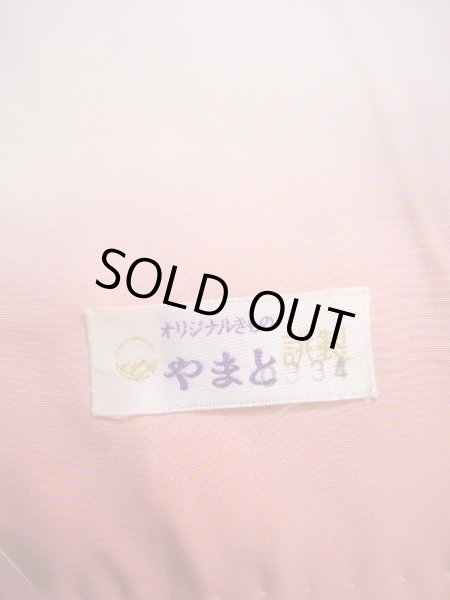 画像3: J1014M Mint  小紋 女性用着物  シルク（正絹） 甘い  ピンク, 花 【中古】 【USED】 【リサイクル】 ★★★★☆ (3)