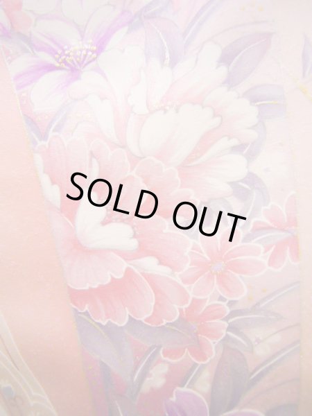 画像8: J1014M Mint  小紋 女性用着物  シルク（正絹） 甘い  ピンク, 花 【中古】 【USED】 【リサイクル】 ★★★★☆ (8)