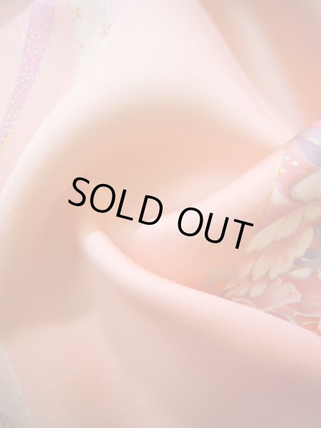 画像18: J1014M Mint  小紋 女性用着物  シルク（正絹） 甘い  ピンク, 花 【中古】 【USED】 【リサイクル】 ★★★★☆ (18)