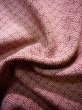 画像10: J1021V Mint  小紋 女性用着物  シルク（正絹） 淡い  ピンク, 紗綾形文 【中古】 【USED】 【リサイクル】 ★★★★☆ (10)