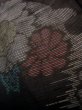 画像12: J1023B  大島紬 女性用着物 横双 シルク（正絹） 深い  ブラウン（茶色）, 花 【中古】 【USED】 【リサイクル】 ★★★☆☆ (12)