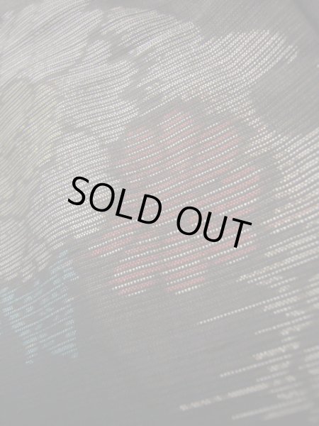 画像12: J1023B  大島紬 女性用着物 横双 シルク（正絹） 深い  ブラウン（茶色）, 花 【中古】 【USED】 【リサイクル】 ★★★☆☆ (12)