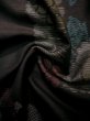 画像14: J1023B  大島紬 女性用着物 横双 シルク（正絹） 深い  ブラウン（茶色）, 花 【中古】 【USED】 【リサイクル】 ★★★☆☆ (14)
