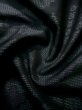 画像13: J1023E  大島紬 女性用着物 横双 シルク（正絹） ヘザー（杢） 青みのある 黒, 幾何学模様 【中古】 【USED】 【リサイクル】 ★★★★☆ (13)