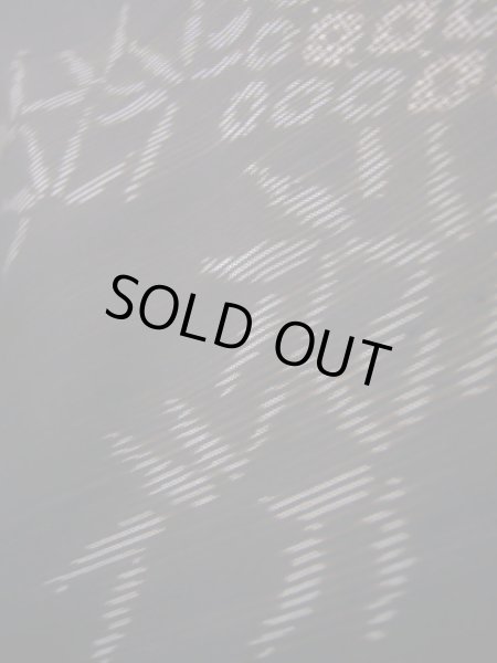 画像10: J1023M  大島紬 女性用着物  シルク(正絹) 赤みのある  黒, 笹 【中古】 【USED】 【リサイクル】 ★★★☆☆ (10)