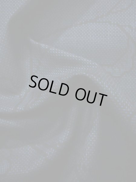 画像12: J1023P Mint  大島紬 女性用着物 縦横絣 シルク(正絹) 深い ヘザー(杢) ネイビー(紺), 花 【中古】 【USED】 【リサイクル】 ★★★★★ (12)