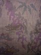 画像7: J1023W  大島紬 女性用着物 縦横絣 シルク（正絹） ヘザー（杢） 紫がかった グレー（灰色）, 花 【中古】 【USED】 【リサイクル】 ★★☆☆☆ (7)