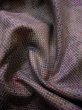 画像12: J1023W  大島紬 女性用着物 縦横絣 シルク（正絹） ヘザー（杢） 紫がかった グレー（灰色）, 花 【中古】 【USED】 【リサイクル】 ★★☆☆☆ (12)