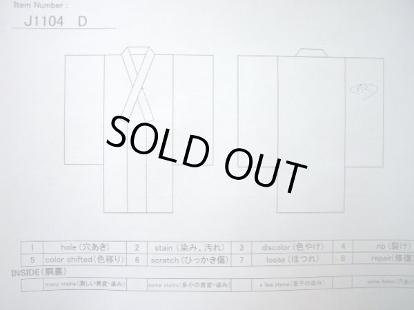 画像11: J1104D  子供用 女性用着物  化繊   赤, かのこ 【中古】 【USED】 【リサイクル】 ★★★☆☆ (11)