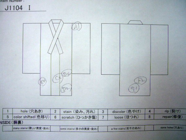 画像15: J1104I  子供用 女性用着物  シルク(正絹)   黒, 花 【中古】 【USED】 【リサイクル】 ★☆☆☆☆ (15)