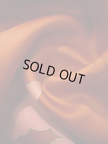 画像18: J1104N  子供用 女性用着物 熨斗柄 シルク(正絹)   赤, 菊 【中古】 【USED】 【リサイクル】 ★★★★☆ (18)