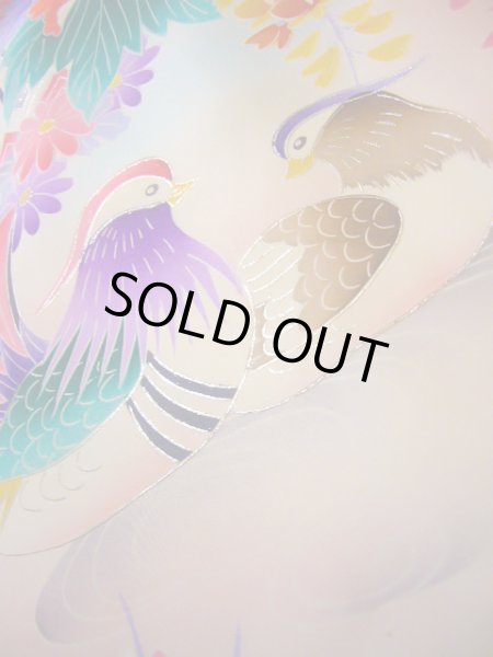 画像21: J1104R  子供用 女性用着物  シルク(正絹) 淡い 薄い ピンク, ぼたん 【中古】 【USED】 【リサイクル】 ★★★☆☆ (21)