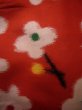 画像5: J1104Y  子供用 女性用着物 J1104Xとセット シルク（正絹）   赤, 花 【中古】 【USED】 【リサイクル】 ★★☆☆☆ (5)