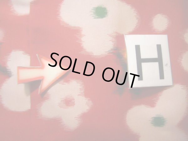 画像23: J1104Y  子供用 女性用着物 J1104Xとセット シルク（正絹）   赤, 花 【中古】 【USED】 【リサイクル】 ★★☆☆☆ (23)