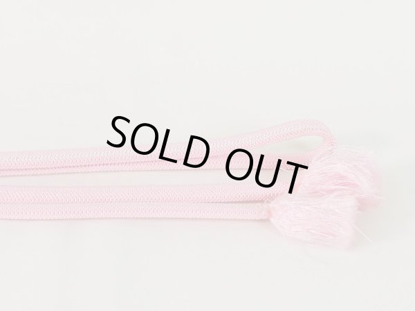 画像4: J1107XO 帯締め 平組 女性用着物 シルク(正絹)   ブラウン(茶色)   , 黄八丈 未使用【新古品】 【USED】 【リサイクル】 ★★★★★ (4)