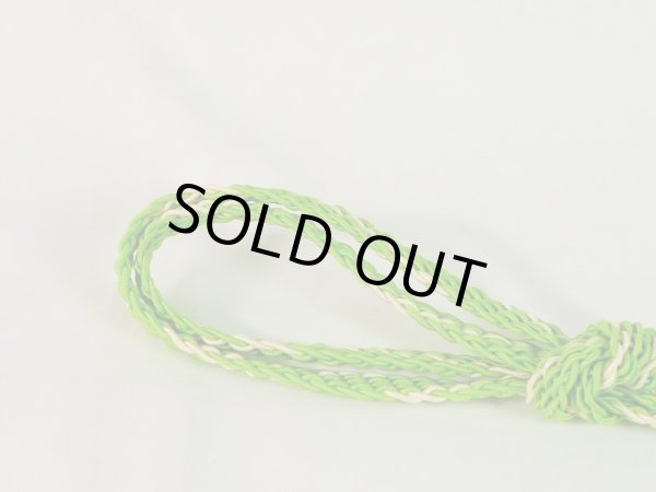 画像2: J1108XW 帯締め 平組 女性用着物 シルク(正絹)   ティール(青緑)   , 夏用【中古】 【USED】 【リサイクル】 ★★★☆☆ (2)