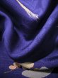 画像21: J1111N  子供用 女性用着物  シルク（正絹） 深い  青, 菊 【中古】 【USED】 【リサイクル】 ★★★☆☆ (21)