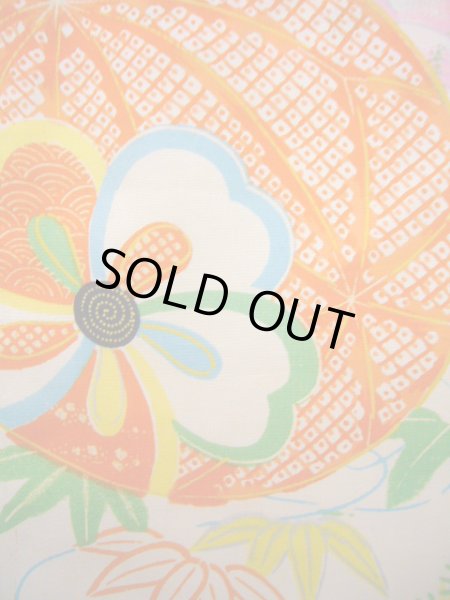 画像13: J1111S  襦袢 女性用着物 本、杜若、毬柄 シルク(正絹)   ピンク, ぼたん 【中古】 【USED】 【リサイクル】 ★★★☆☆ (13)