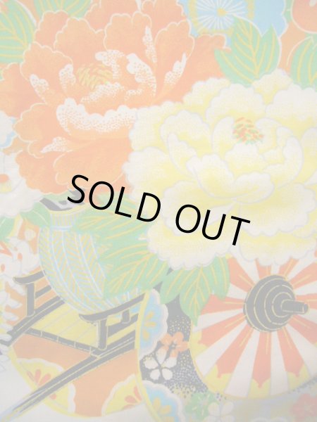 画像14: J1111S  襦袢 女性用着物 本、杜若、毬柄 シルク(正絹)   ピンク, ぼたん 【中古】 【USED】 【リサイクル】 ★★★☆☆ (14)