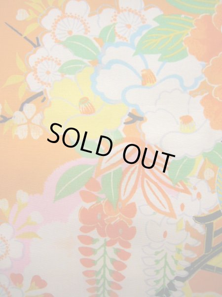 画像16: J1111S  襦袢 女性用着物 本、杜若、毬柄 シルク(正絹)   ピンク, ぼたん 【中古】 【USED】 【リサイクル】 ★★★☆☆ (16)