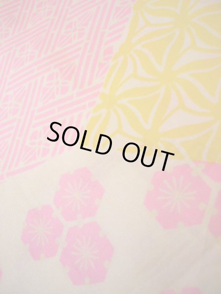 画像18: J1111S  襦袢 女性用着物 本、杜若、毬柄 シルク(正絹)   ピンク, ぼたん 【中古】 【USED】 【リサイクル】 ★★★☆☆ (18)