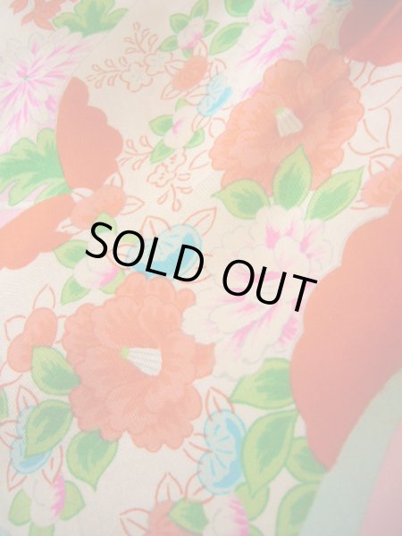 画像20: J1111S  襦袢 女性用着物 本、杜若、毬柄 シルク(正絹)   ピンク, ぼたん 【中古】 【USED】 【リサイクル】 ★★★☆☆ (20)