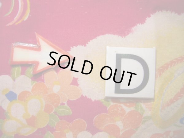 画像19: J1111T  子供用 女性用着物 鈴、杜若柄 シルク（正絹） 赤みのある 深い 紫, 花 【中古】 【USED】 【リサイクル】 ★★★☆☆ (19)