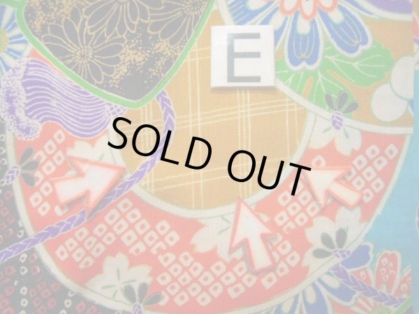 画像20: J1111V  襦袢 女性用着物  モスリン   マルチカラー, 菊 【中古】 【USED】 【リサイクル】 ★☆☆☆☆ (20)