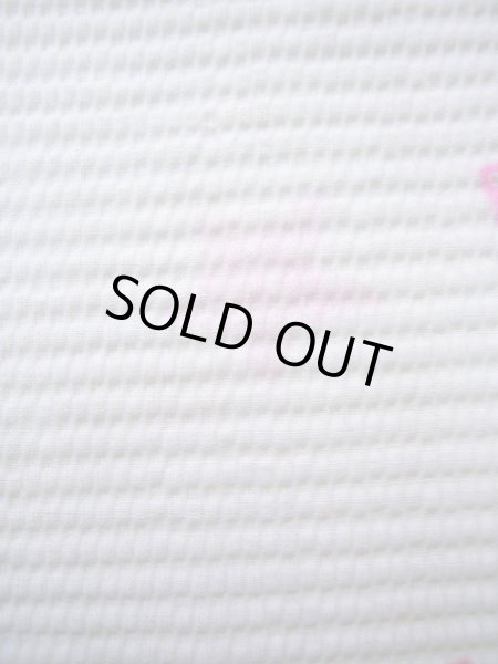 画像9: J1111Y Mint  子供用 女性用着物  化繊   白, 花 【中古】 【USED】 【リサイクル】 ★★★★☆ (9)