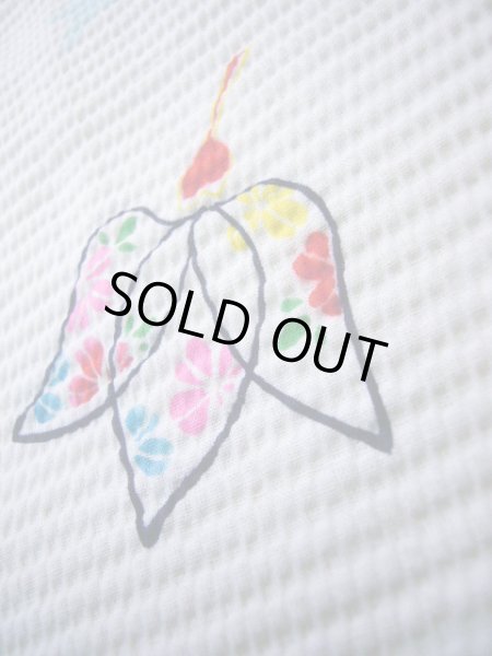 画像10: J1111Y Mint  子供用 女性用着物  化繊   白, 花 【中古】 【USED】 【リサイクル】 ★★★★☆ (10)