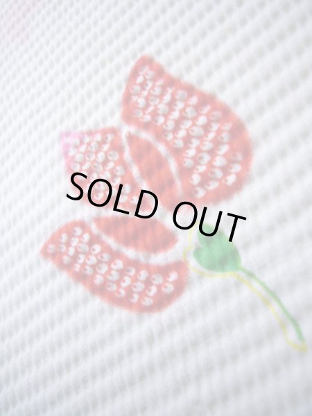 画像12: J1111Y Mint  子供用 女性用着物  化繊   白, 花 【中古】 【USED】 【リサイクル】 ★★★★☆ (12)