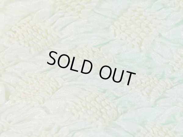 画像4: J1114XO 帯揚げ  女性用着物 シルク（正絹） 淡い 薄い 水色    【中古】 【USED】 【リサイクル】 ★★★☆☆ (4)