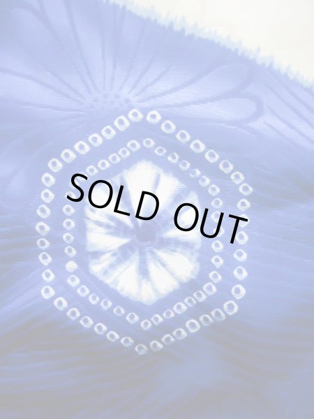 画像8: J1126D  子供用 男性用着物 小槌柄 化繊   青, かのこ 【中古】 【USED】 【リサイクル】 ★★★☆☆ (8)