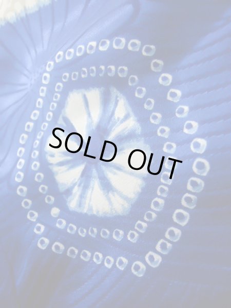 画像13: J1126D  子供用 男性用着物 小槌柄 化繊   青, かのこ 【中古】 【USED】 【リサイクル】 ★★★☆☆ (13)