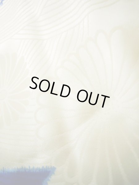 画像14: J1126D  子供用 男性用着物 小槌柄 化繊   青, かのこ 【中古】 【USED】 【リサイクル】 ★★★☆☆ (14)