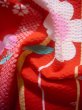 画像11: J1126N  子供用 女性用着物 浴衣、さくらんぼ柄 綿   赤, 縞 【中古】 【USED】 【リサイクル】 ★★★☆☆ (11)