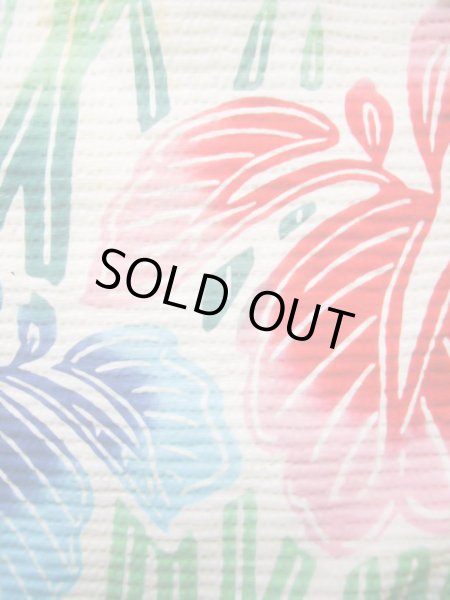 画像10: J1126O  子供用 女性用着物 浴衣 綿   白, あやめ 【中古】 【USED】 【リサイクル】 ★★☆☆☆ (10)