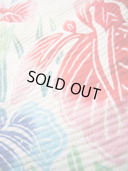 画像16: J1126O  子供用 女性用着物 浴衣 綿   白, あやめ 【中古】 【USED】 【リサイクル】 ★★☆☆☆ (16)