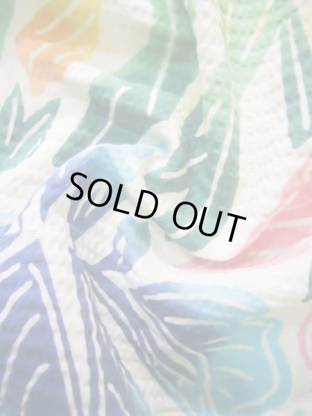 画像19: J1126O  子供用 女性用着物 浴衣 綿   白, あやめ 【中古】 【USED】 【リサイクル】 ★★☆☆☆ (19)