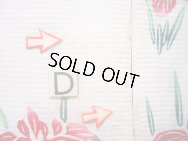 画像24: J1126O  子供用 女性用着物 浴衣 綿   白, あやめ 【中古】 【USED】 【リサイクル】 ★★☆☆☆ (24)