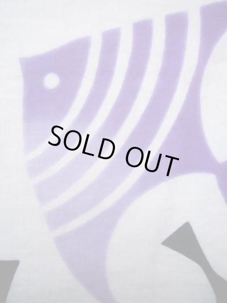 画像6: J1126S  子供用 女性用着物 浴衣、魚柄 綿   藍, 丸 【中古】 【USED】 【リサイクル】 ★★★☆☆ (6)