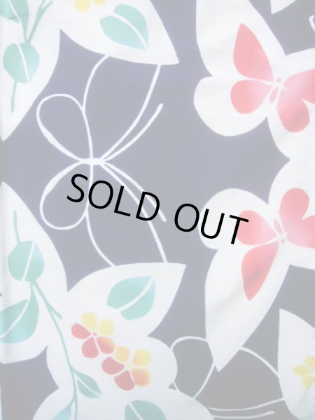 画像5: J1126T  子供用 女性用着物 浴衣 綿   藍, 蝶々 【中古】 【USED】 【リサイクル】 ★★☆☆☆ (5)