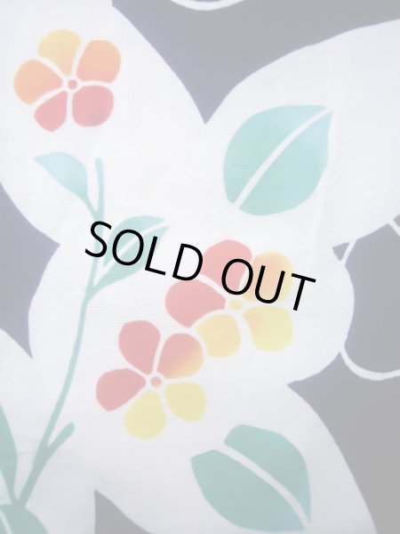 画像6: J1126T  子供用 女性用着物 浴衣 綿   藍, 蝶々 【中古】 【USED】 【リサイクル】 ★★☆☆☆ (6)