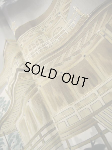 画像10: J1202C  羽織 女性用着物 金閣寺 シルク（正絹）   黒,  【中古】 【USED】 【リサイクル】 ★★★☆☆ (10)