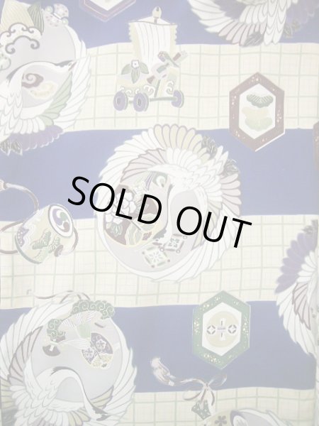 画像4: J1202F  羽織 女性用着物  シルク(正絹)   黒,  【中古】 【USED】 【リサイクル】 ★★★☆☆ (4)