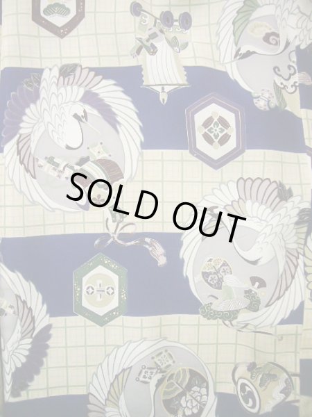 画像5: J1202F  羽織 女性用着物  シルク(正絹)   黒,  【中古】 【USED】 【リサイクル】 ★★★☆☆ (5)