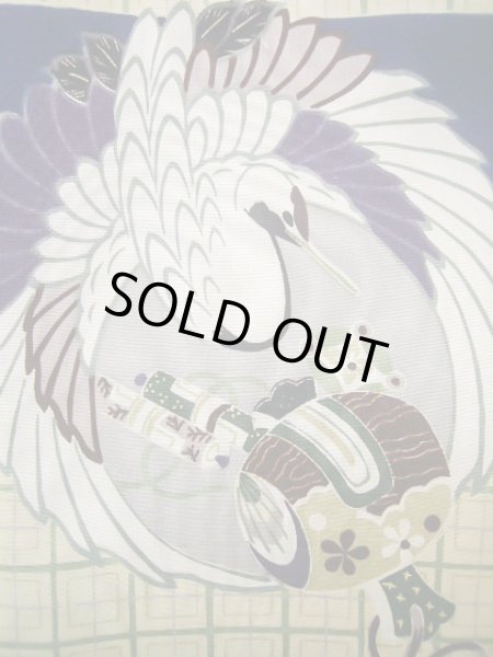 画像6: J1202F  羽織 女性用着物  シルク(正絹)   黒,  【中古】 【USED】 【リサイクル】 ★★★☆☆ (6)