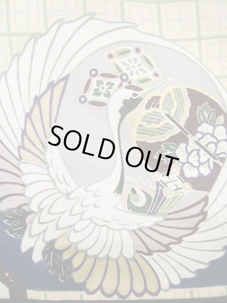 画像8: J1202F  羽織 女性用着物  シルク(正絹)   黒,  【中古】 【USED】 【リサイクル】 ★★★☆☆ (8)