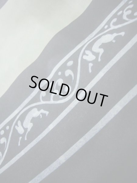 画像16: J1202G  羽織 女性用着物  シルク（正絹）   黒,  【中古】 【USED】 【リサイクル】 ★★★☆☆ (16)