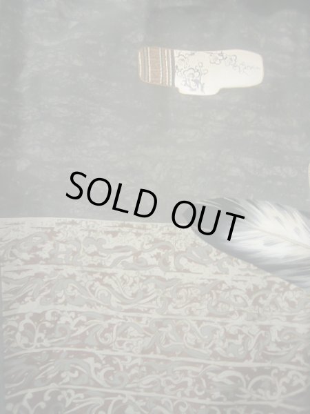 画像5: J1202H  羽織 女性用着物 ひげ シルク(正絹) 深い  ブラウン(茶色),  【中古】 【USED】 【リサイクル】 ★★☆☆☆ (5)